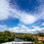 Cielo sobre el río de Pontemaceira